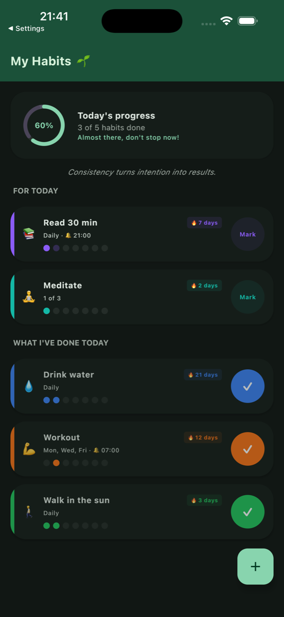 Habi app screenshot 2